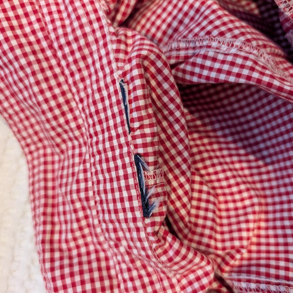 Women's Red Checkered Shirt - Picture 3 of 3